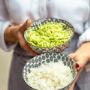 Als Base für unsere leckeren Bowls habt ihr die Wahl zwischen unserem Sushi Reis, dem knackigen Salatmix, Quinoa und unseren Zucchini Zoodles! Wofür entscheidet ihr euch? Als Base für unsere leckeren Bowls habt ihr die Wahl zwischen unserem Sushi Reis, dem knackigen Salatmix, Quinoa und unseren Zucchini Zoodles! Wofür entscheidet ihr euch?