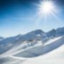 Panoramablick auf die Rotkogelhütte Sölden