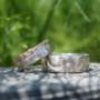 Eheringe Mokume Gane
Rotgold Palladium Silber
Schmelztechnik Rand 14kt Rotgold
Brillant Eheringe Mokume Gane
Rotgold Palladium Silber
Schmelztechnik Rand 14kt Rotgold
Brillant