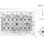 Handzeichnung Sternparkett Palais Equitable