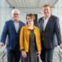 Die Kollegiale Führung (v.l.n.r.): Prim. Dr. Thomas Meindl, Mag. Martina Bruckner, Thomas Diebetsberger