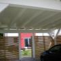 Carport mit Sichtschutz
