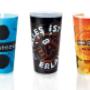 Becher für verschiedene Konzerte