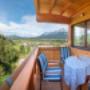 Balkon vom Studio Apartment Sport mit Ausblick zum Wilden Kaiser im Romantik Aparthotel Sonnleitn