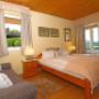 Schlafzimmer im Apartment Kalkstein im Romantik Aparthotel Sonnleitn