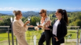 Terrasse mit Panorama im Hotel Liebmann