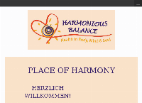 Website von Manuela Rösner - Harmonious Balance - Health in Body, Mind & Soul
