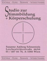 Studio zur Stimmbildung und Körperschulung