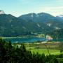 Bürglstein bei Strobl, Naturschutzgebiet Blinklingmoos und Buchberg am gegenüber liegenden Ufer des Wolfgangsees Bürglstein bei Strobl, Naturschutzgebiet Blinklingmoos und Buchberg am gegenüber liegenden Ufer des Wolfgangsees