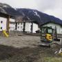 Gartenarbeiten mit 2,7t Bagger