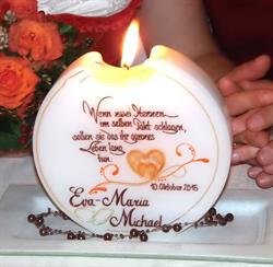 Reginas Kerzenkunst * Tauf- & Hochzeitskerzen sowie Kerzen für jeden Anlass