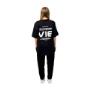 THINK DIFFERENT T-SHIRT BLACK FEMALE BACK
