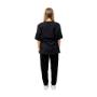 ROSE T-SHIRT BLACK FEMALE BACK
