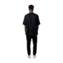 ROSE T-SHIRT BLACK MALE BACK