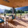 Überdachte Lounge im Liebes Caroline ****Hotel Überdachte Lounge im Liebes Caroline ****Hotel