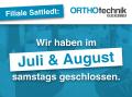 Juli & August samstags geschlossen!