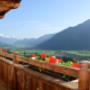 Panoramablick vom Balkon Wachterhof