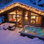 Luxus Chalet mit Whirlpool Winter Luxus Chalet mit Whirlpool Winter