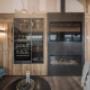 Wohnzimmer mit offenem Kamin Alpinloft Goldsun Wohnzimmer mit offenem Kamin Alpinloft Goldsun