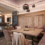 Wohnzimmer mit offenem Kamin Deluxe Suite Goldreh
