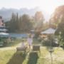 Gartenanlage im Wellness & Gesundheitsresort ...liebes Rot-Flüh im Tannheimer Tal in Tirol, Österreich Gartenanlage im Wellness & Gesundheitsresort ...liebes Rot-Flüh im Tannheimer Tal in Tirol, Österreich