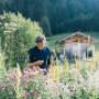 Großzügiger und eigener Kräutergarten im Gesundheits & Well Beeing Hotel ...liebes Rot-Flüh im Tannheimer Tal in Tirol - Österreich Großzügiger und eigener Kräutergarten im Gesundheits & Well Beeing Hotel ...liebes Rot-Flüh im Tannheimer Tal in Tirol - Österreich