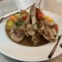 Lammkrone mit Gemüse und Rosmarinkartoffeln