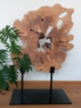Olivenholz mit Gussglas