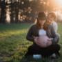 Babybauchfotos bei Sonnenuntergang im April 02 Babybauchfotos bei Sonnenuntergang im April 02