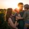 Familienfoto-Sonne