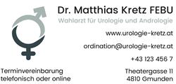 Dr. Matthias Kretz - Wahlarzt für Urologie und Andrologie