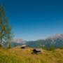 Wandern in Herbst