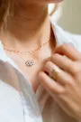 Evil Eye Halskette 18 Karat Gold Juwelier Wien 1010 PAULA