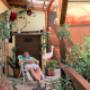 im Innenhof relaxen - das tut gut