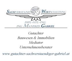 Bausachverständiger Immobiliengutachter Dipl.-HTL-Ing. Manfred Gabriel