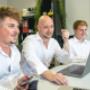 Patrick, Fabian und Raphael.