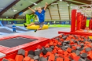 Sprung in den Foam Pit