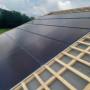 Indach PV. Die Module sind zugleich die Dacheindeckung