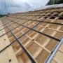 Indach Anlage im Aufbau auf einem Landwirtschaftlichen Gebäude, 36kWp