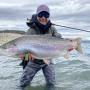 Fliegenfischen mit AOS Fly Fishing auf Regenbogenforellen