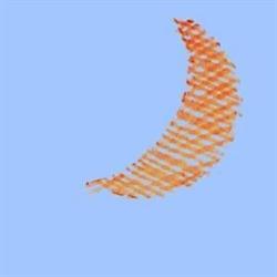 Design orange moon
