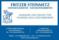 Fritzer Steinmetz GesbR. Steinmetzmeister Natursteinarbeiten
