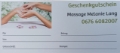Massage 1 Stunde (oder auch Gutschein)
