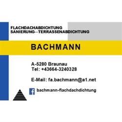 Firma Bachmann - Flachdachabdichtung-Sanierung