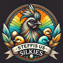 Zwergseidenhuhn und US Silkies