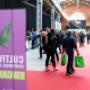 Eingangsbereich der MARX HALLE Wien bei der CULTIVA HANFEXPO.