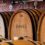 Traditionelle Holzfässer im Keller vom Bio Weingut Zahel in Wien – hier reift bester biodynamischer Wein wie der Wiener Gemischte Satz.