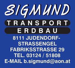 Erdbau & Transport - Bernd Sigmund e.U.