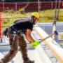 Holzbau Kreitmeier - Montage Errichtung eines Fertighauses