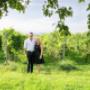 Weingut Greindl | Stephan und Andrea im Weingarten
